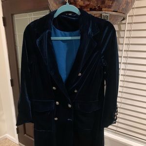 Velvet Royal Blue Coat!!